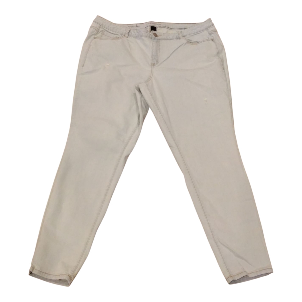 Lane Bryant Women's Skinny Jeans - Very Light Blue Size 20